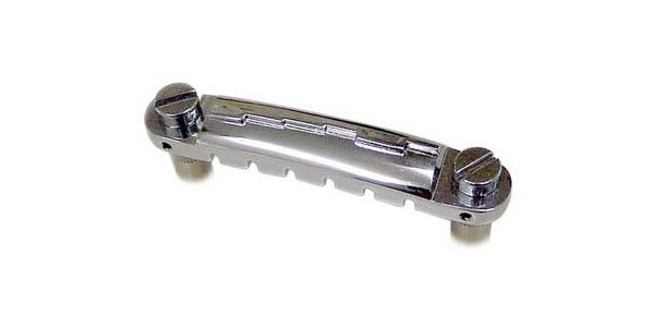 Solo Pro TV Guitar Tailpiece With Studs – Chrome — Tremolo Pedal