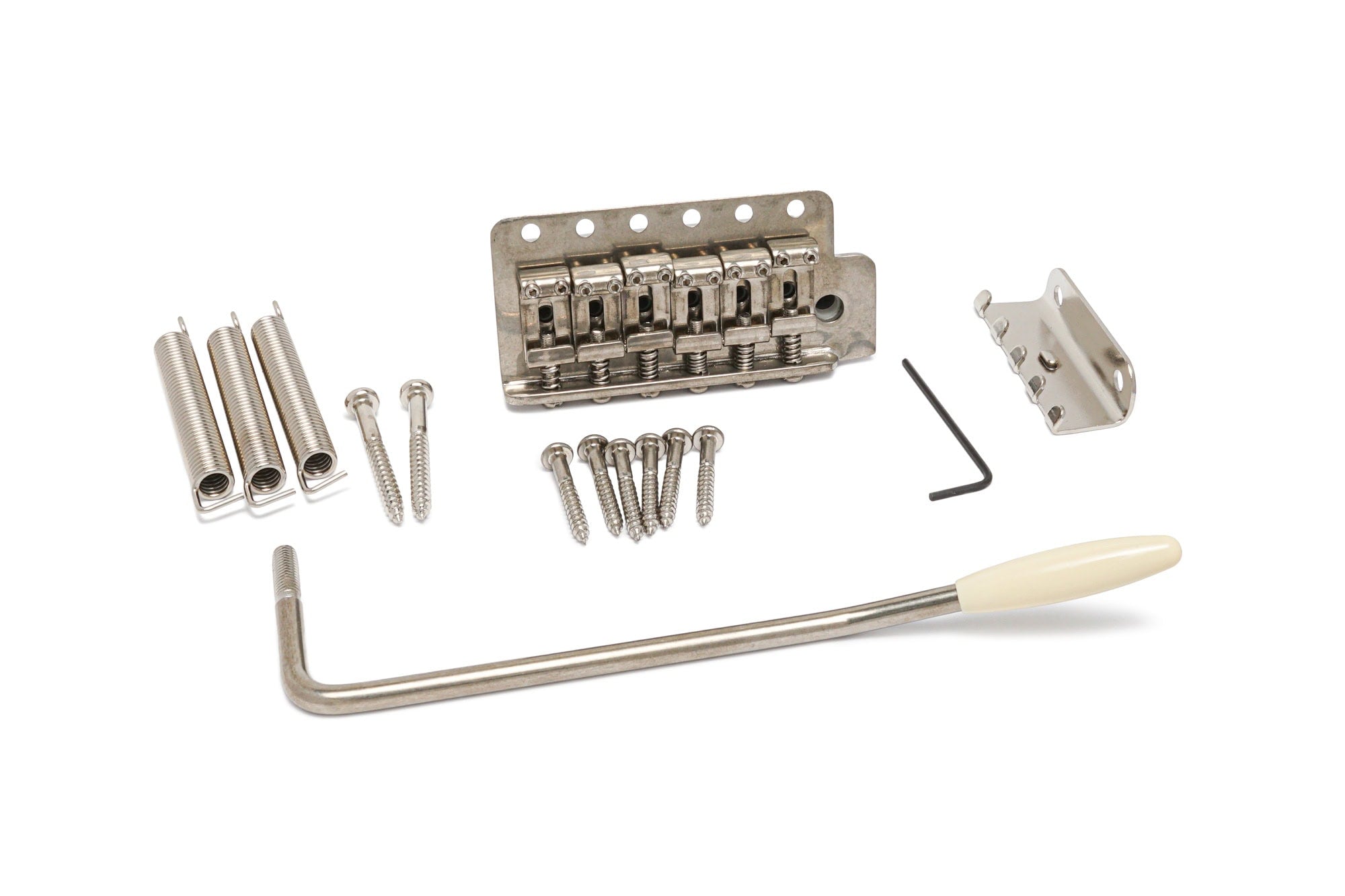 Solo Pro ST Vintage Style Aged Tremolo Bridge With Steel Block – Narrow Spacing