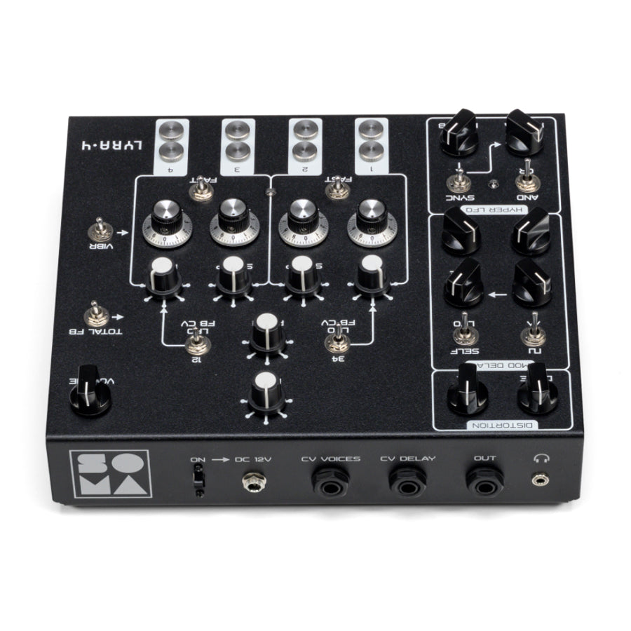 SOMA Laboratory Lyra-4 - Black, keyboard synthesizer instrument