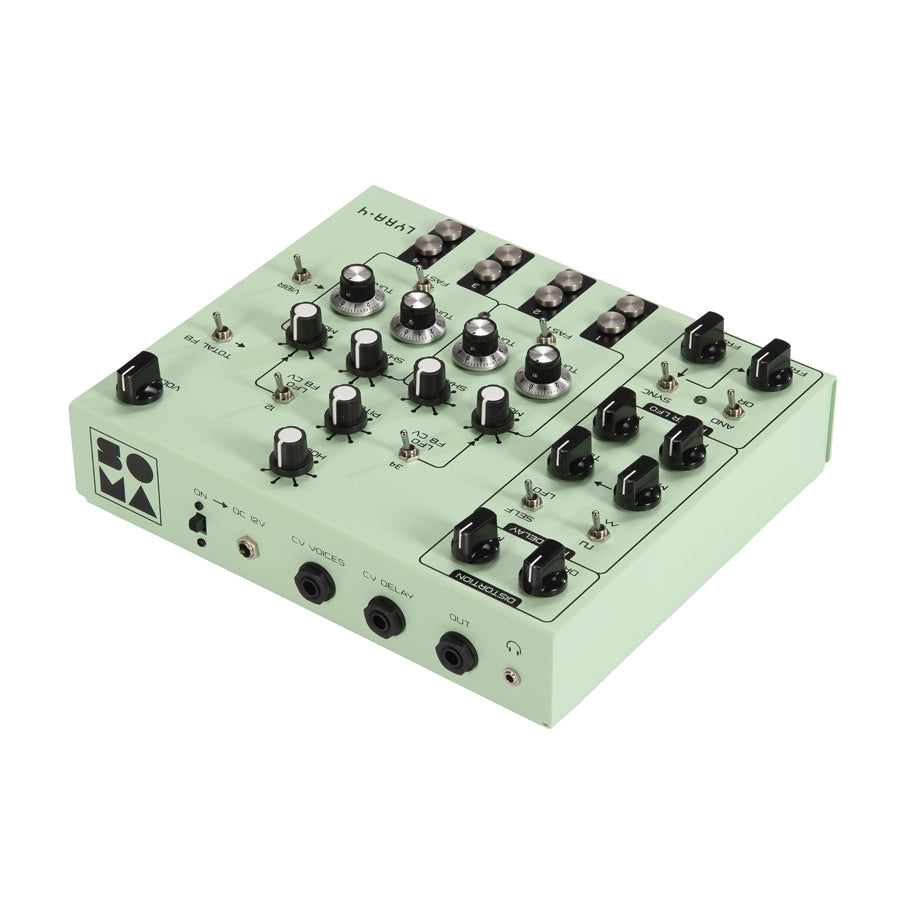 SOMA Laboratory Lyra-4 - Green, keyboard synthesizer instrument