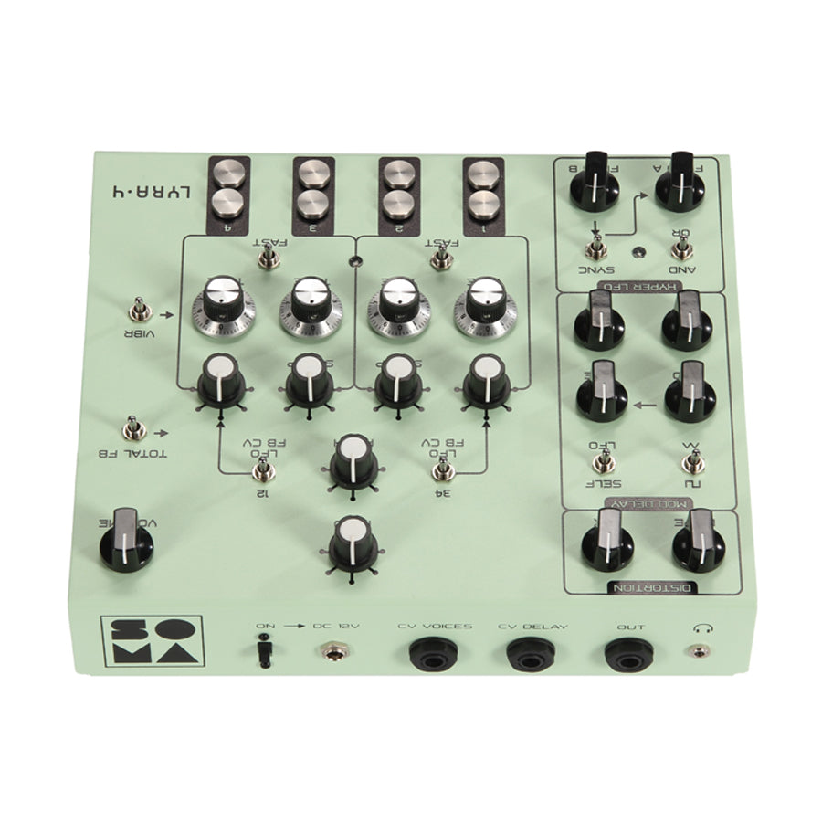 SOMA Laboratory Lyra-4 - Green, keyboard synthesizer instrument