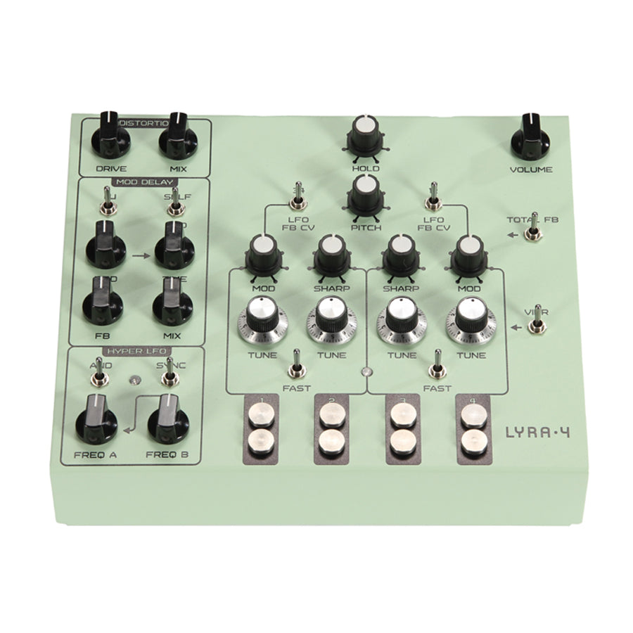 SOMA Laboratory Lyra-4 - Green, keyboard synthesizer instrument