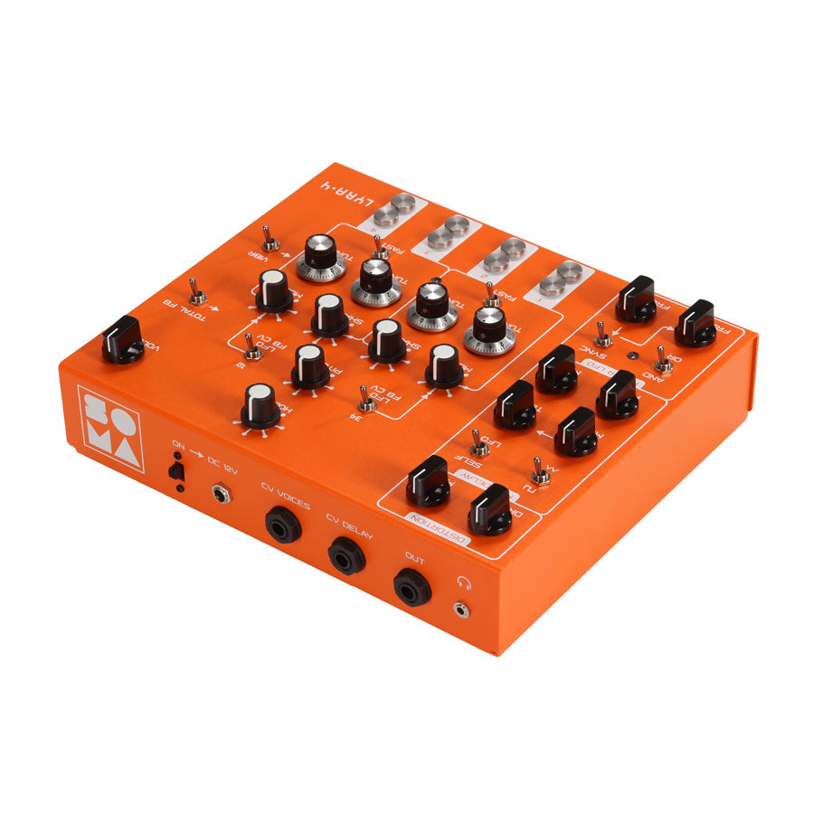 SOMA Laboratory Lyra-4 - Orange, keyboard synthesizer instrument