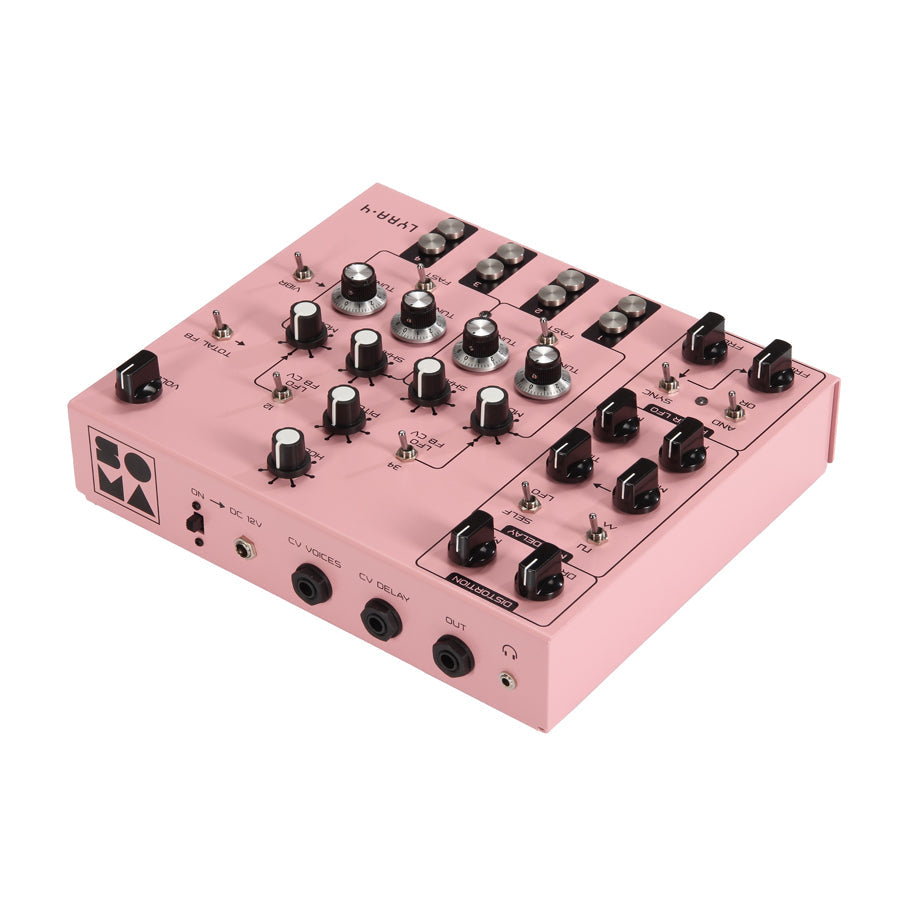 SOMA Laboratory Lyra-4 - Pink, keyboard synthesizer instrument