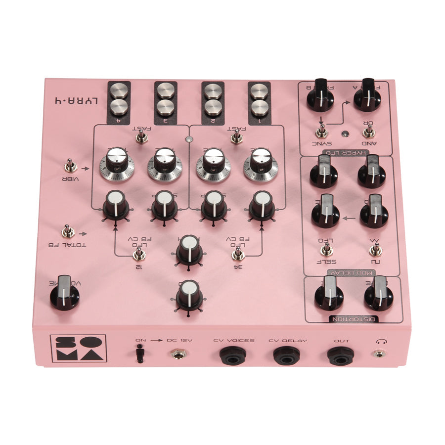 SOMA Laboratory Lyra-4 - Pink, keyboard synthesizer instrument