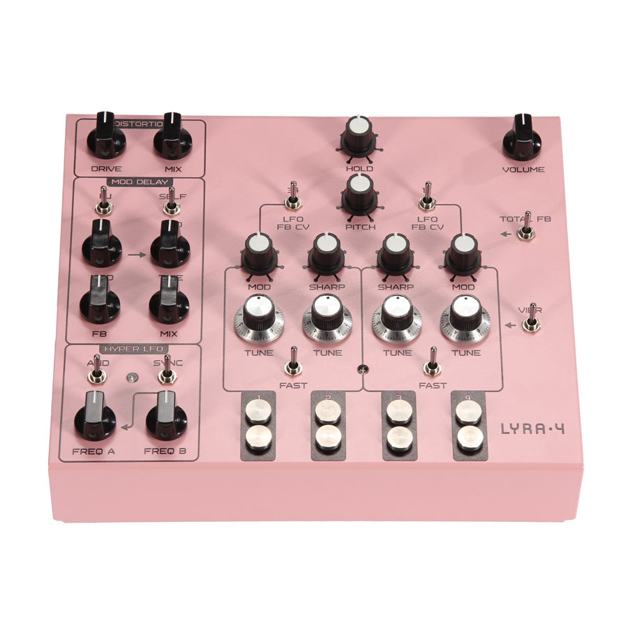 SOMA Laboratory Lyra-4 - Pink, keyboard synthesizer instrument