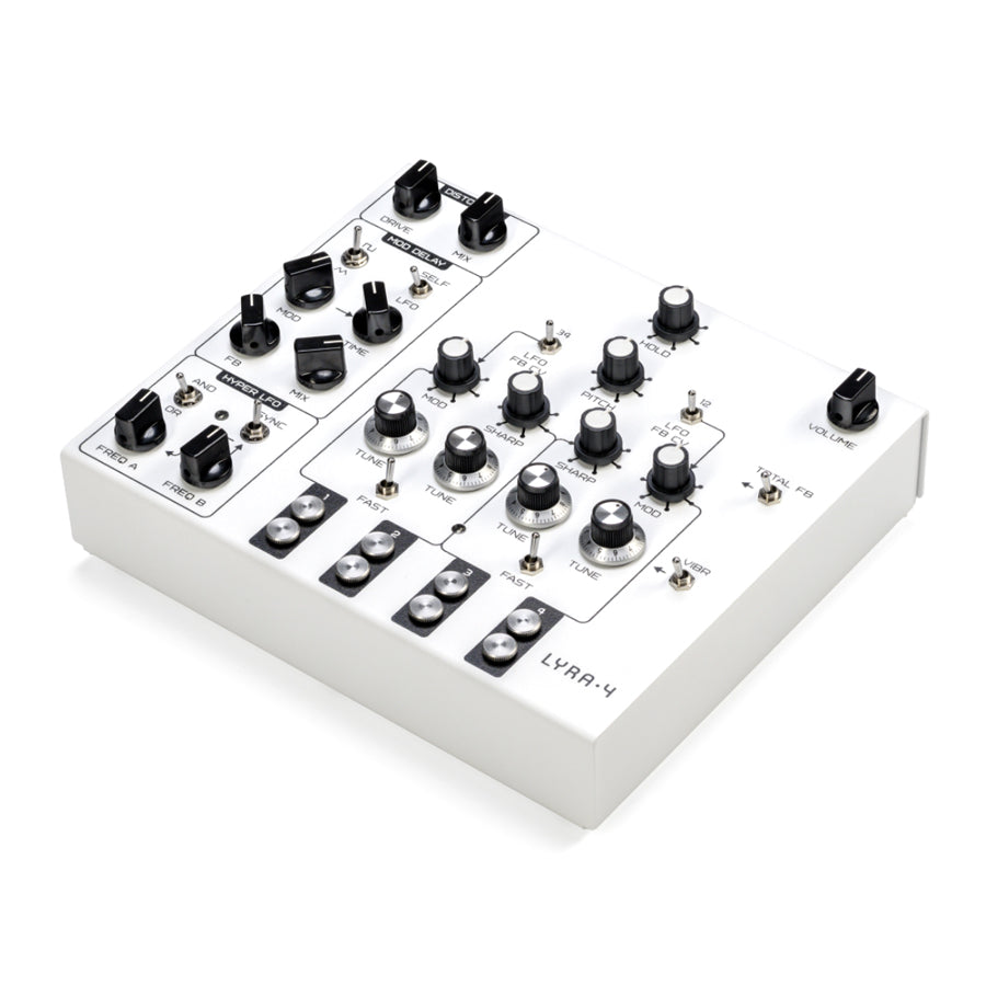 SOMA Laboratory Lyra-4 - White, keyboard synthesizer instrument