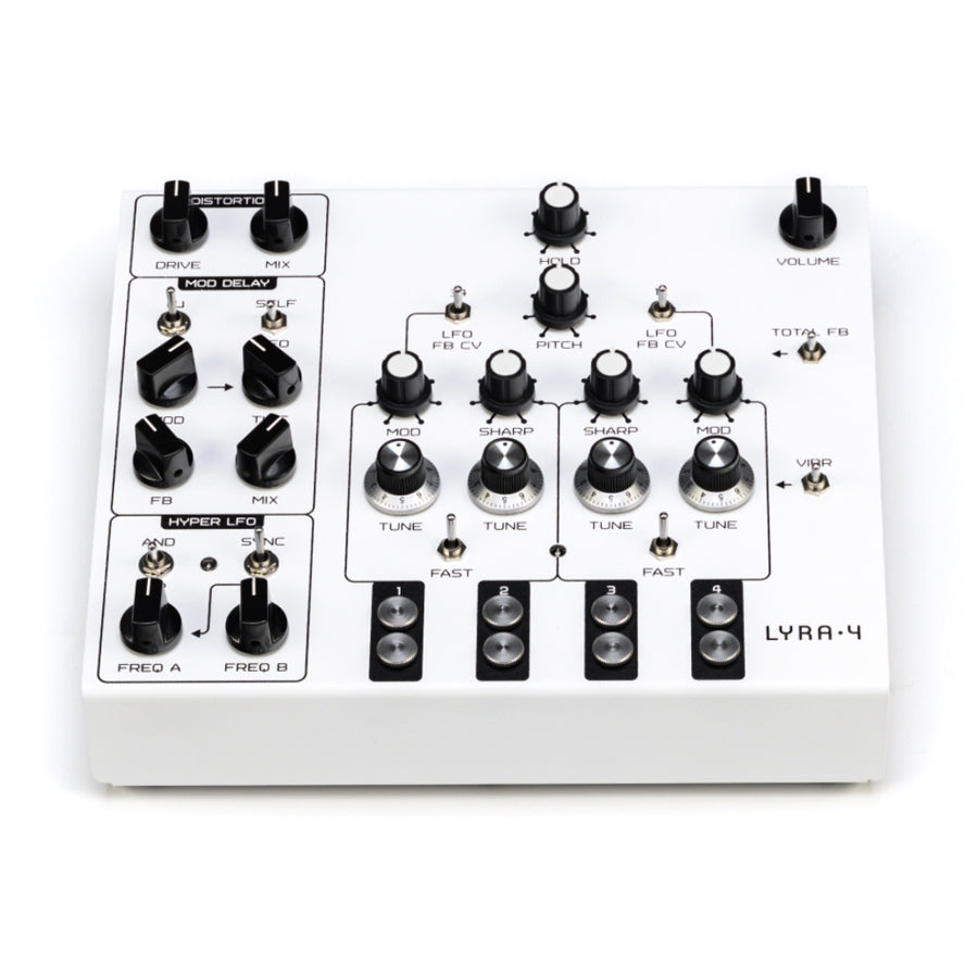 SOMA Laboratory Lyra-4 - White, keyboard synthesizer instrument