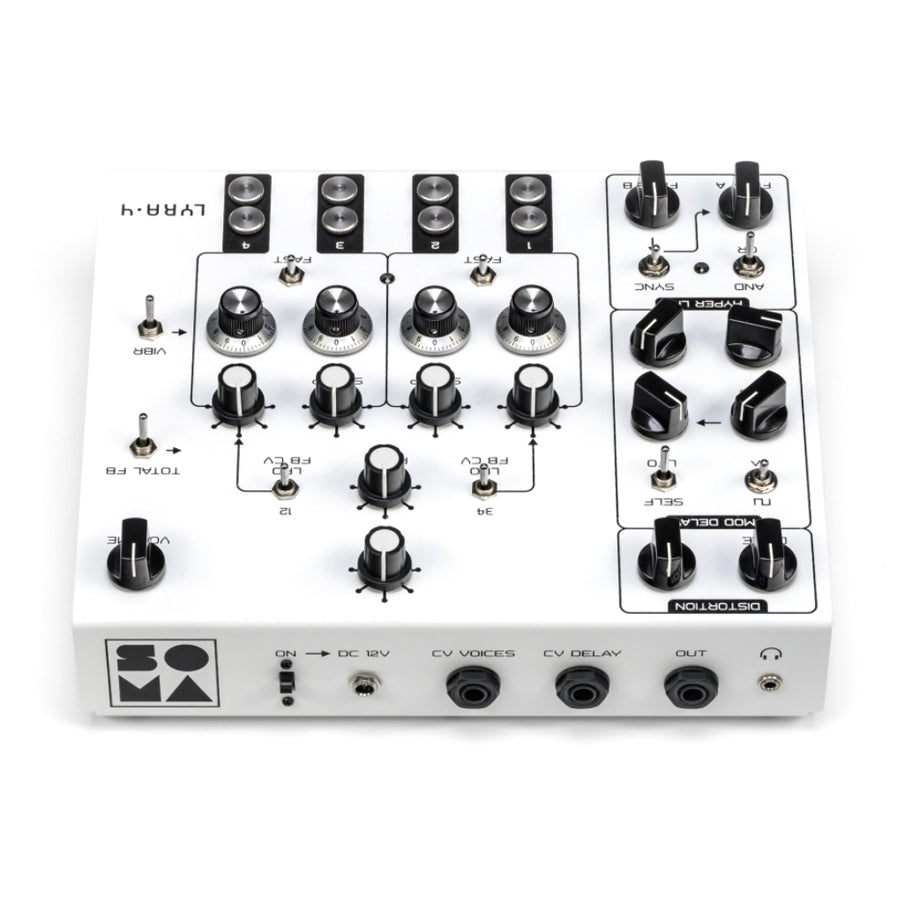 SOMA Laboratory Lyra-4 - White, keyboard synthesizer instrument