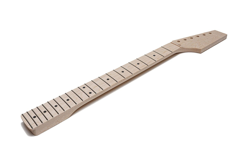 Solo Pro ST Style Vintage 60’s 1 Piece Maple Guitar Neck With Maple Fretboard & Skunk Stripe