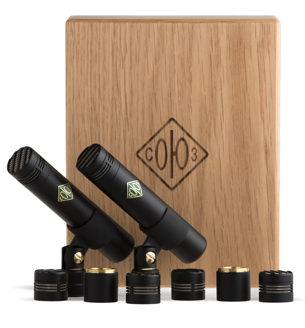 SOYUZ MICROPHONES 013 FET Matched Pair + All Capsules Black, studio recording microphone body