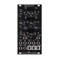 Black Eurorack module with knobs, toggle switches, and multiple 3.5mm jacks labeled with control voltage and slew parameters.