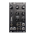 Black analog module with knobs, switches, and multiple 3.5mm jack connectors labeled for signal and carrier control.