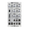Silver Eurorack module with knobs, toggle switch, and multiple 3.5mm jacks labeled for signal and control.