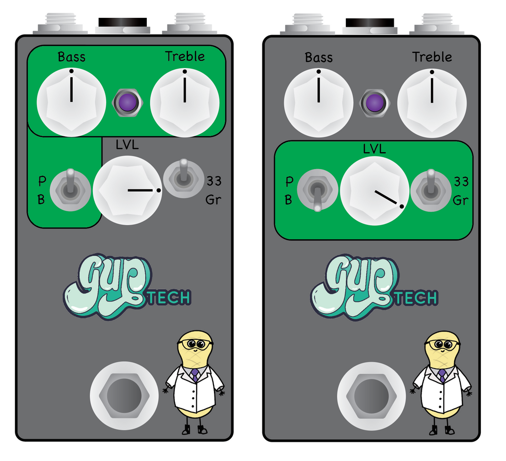 GUPtech GrindR EQ - Boost — Equalizer, parametric or graphic equalizer unit
