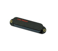 Black single coil guitar pickup with Lace Sensor text in red on top.