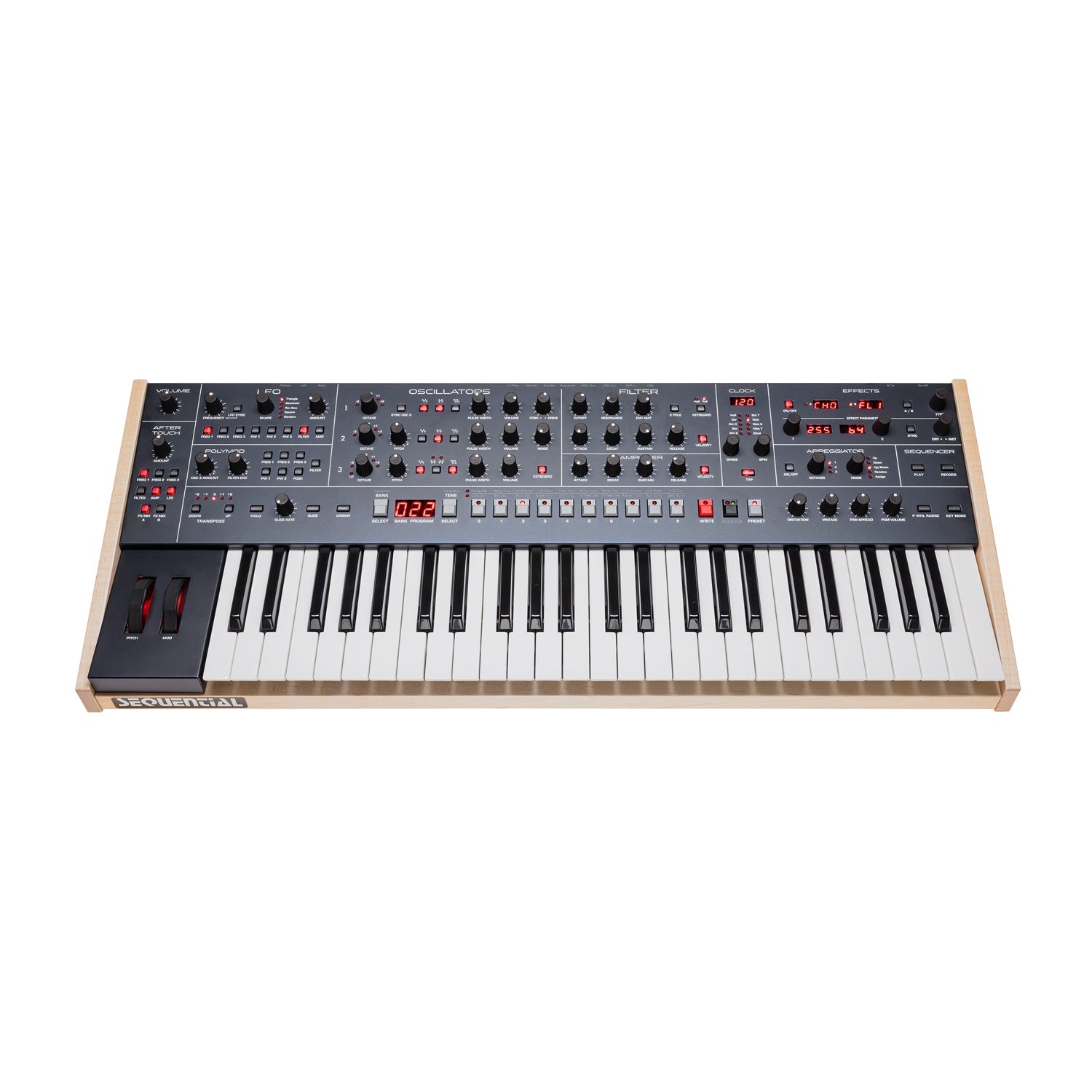 Sequential Trigon-6, keyboard synthesizer instrument