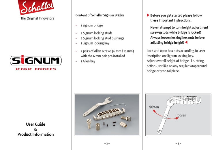 Schaller Signum Bridge