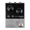 Silver and black guitar effects pedal with two large knobs, two toggle switches, and one footswitch labeled Sleep Champion Devices Horse Cult.