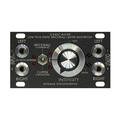 Front panel of black Sovage Engineering Chicane distortion audio module with jacks, toggle switch, and intensity knob.