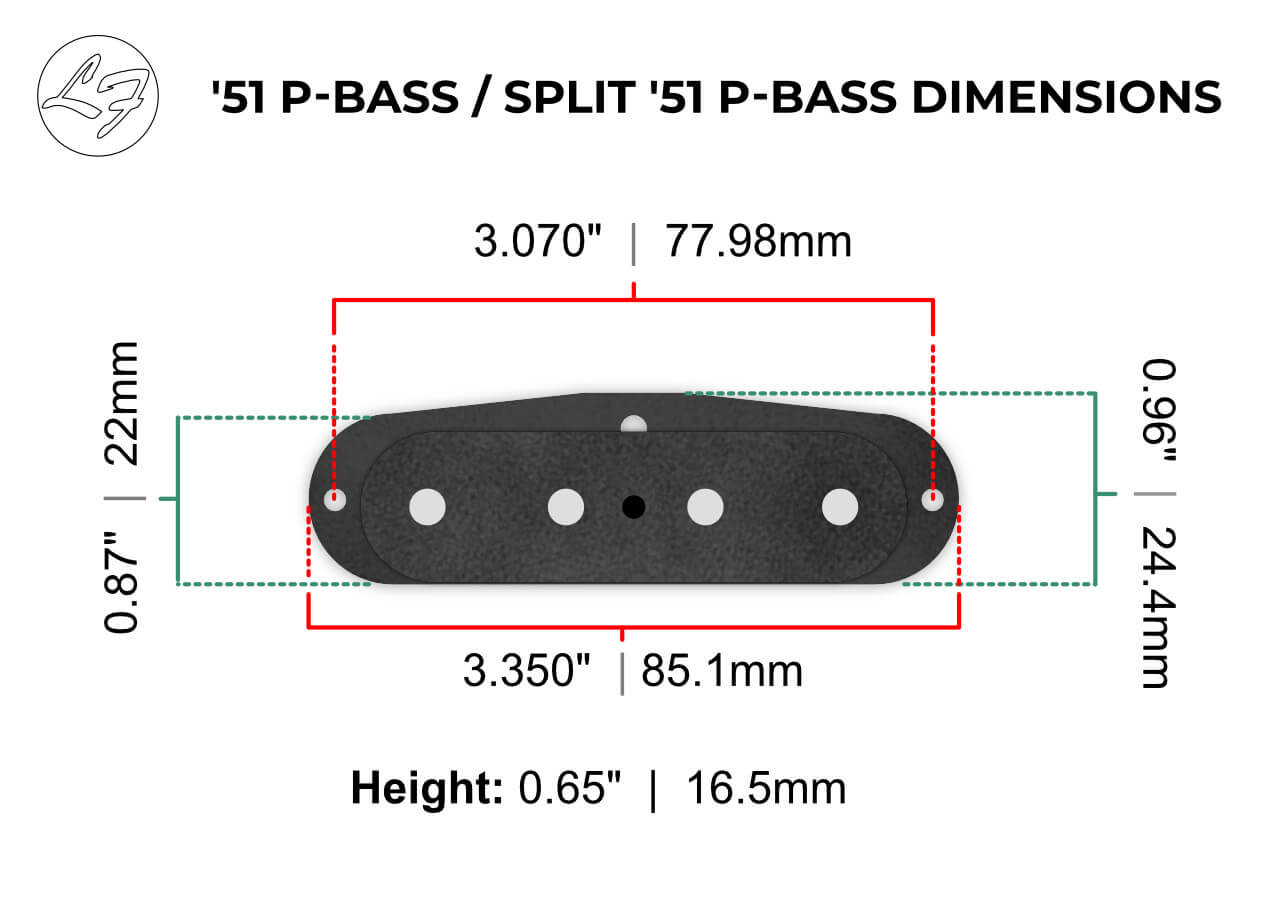 Fralin ’51 P-Bass Pickup