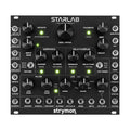 Front panel of a black Strymon StarLab eurorack module with knobs, switches, and multiple 3.5mm jacks.