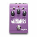 Purple guitar effects pedal with three knobs, two toggle switches, a footswitch, and labeled Ultraviolet vintage vibe.