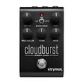 Black Strymon Cloudburst ambient reverb pedal with six knobs, a toggle switch, and a footswitch.
