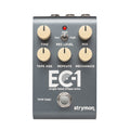 Gray guitar effects pedal with six knobs, a toggle switch, a footswitch, and printed text EC-1 on the face.