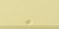 Cream-colored single-ply plastic pickguard blank with a center mounting hole on a plain background.