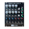 Black Synthrotek Sequence 8 module with knobs, switches, and multiple 3.5mm jack connectors.