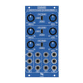 Blue Syntonie Cadrans eurorack module with knobs, switches, and multiple 6.35mm jacks.