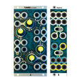 Two Eurorack modules with multiple 3.5mm jacks, knobs, and toggle switches on teal panels with white and yellow accents.