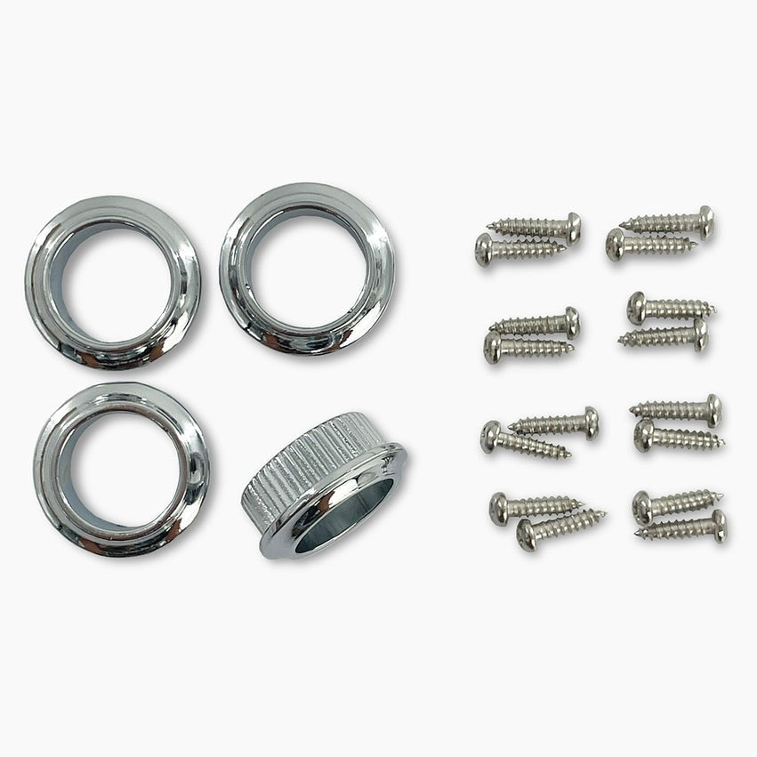 Leo Quan® Badass OGT™ Open Gear Bass Keys Large Post Set – 4 In-line