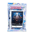 Holographic sealed bag containing electronic kit components and printed manual for Steve's MS-22 from ThreeTom Modular Synthesizers.