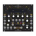 Black Eurorack module with multiple knobs, switches, 3.5mm jacks, and an LED display labeled Z-DSP 24 Bit / Variable Clock.