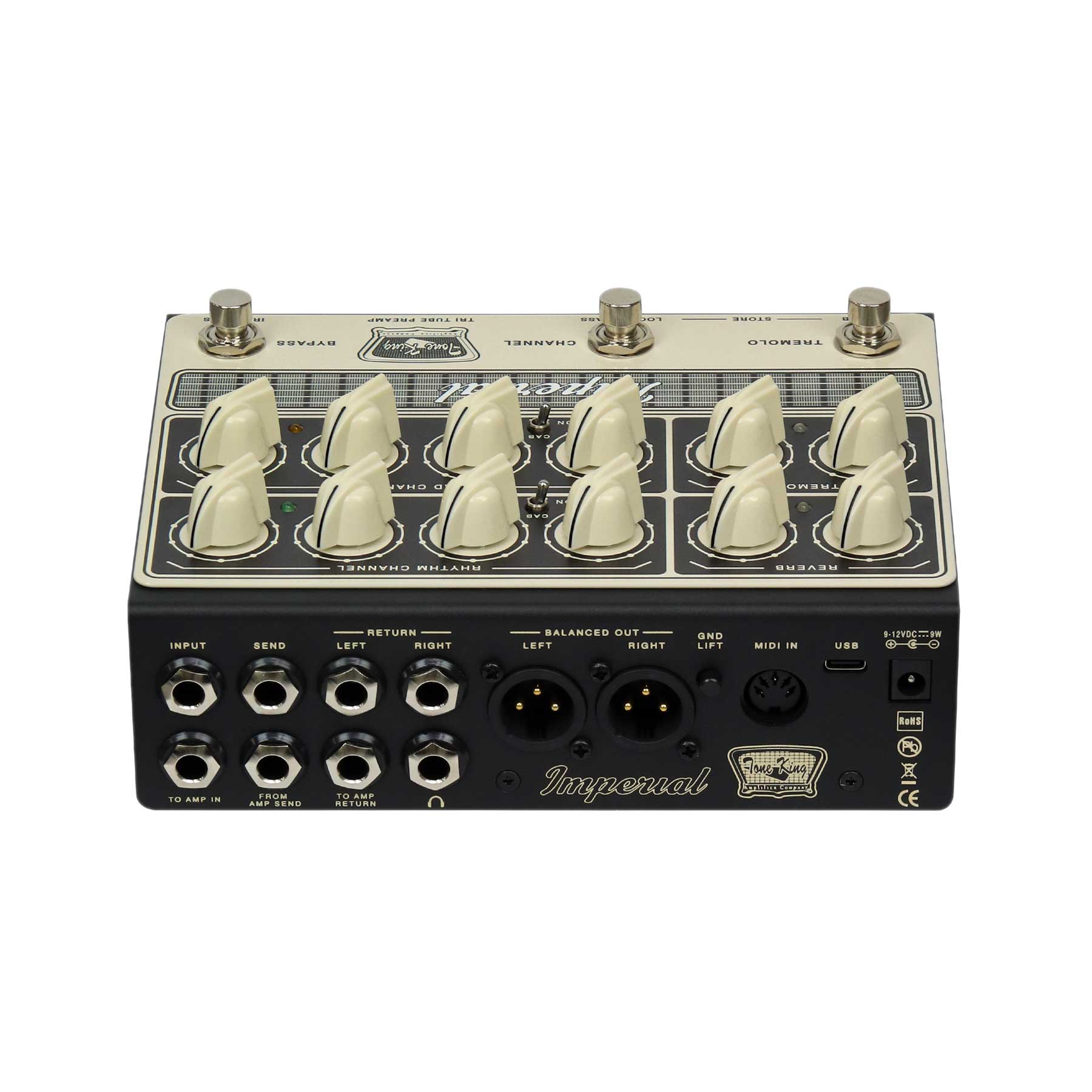 TONE KING IMPERIAL TRI-TUBE PREAMP PEDAL *IN LIMITED STOCK NOW*