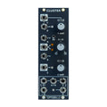 Black eurorack module with multiple 3.5mm jacks, knobs labeled Y AMT, A→B, Z AMT, and toggle switch labeled REF.
