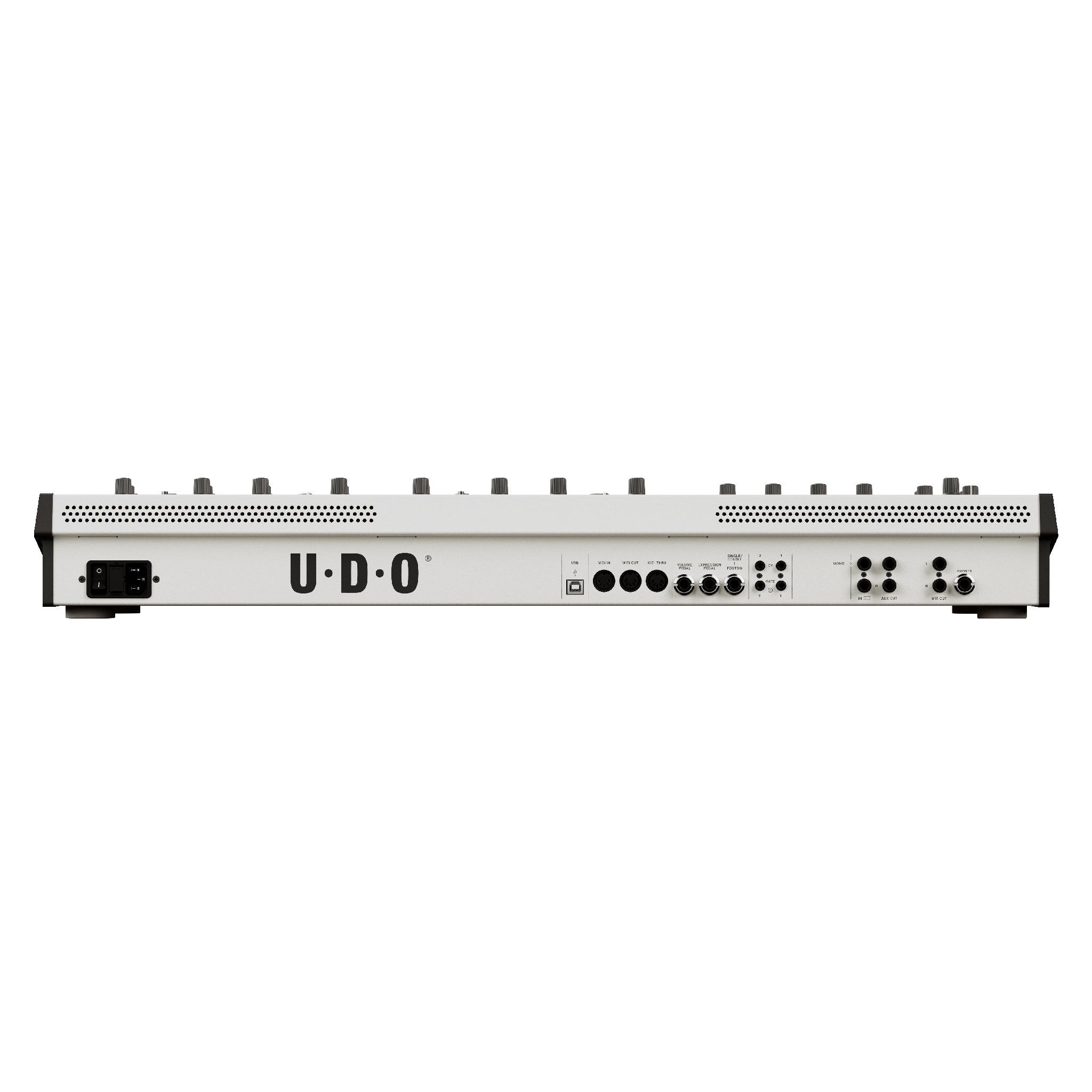 UDO DMNO - 8 Voice Polyphonic Binaural Analog-hybrid Synth - White — Synthesizer