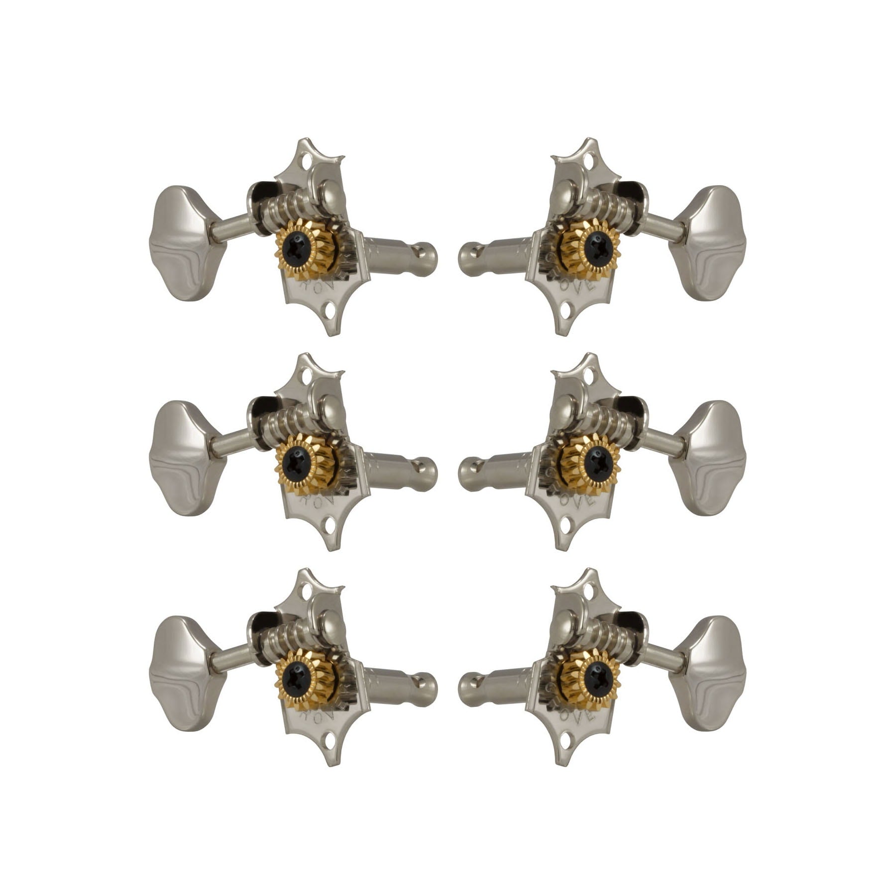 Grover V97N Nickel Sta-Tite Machine Heads 3+3