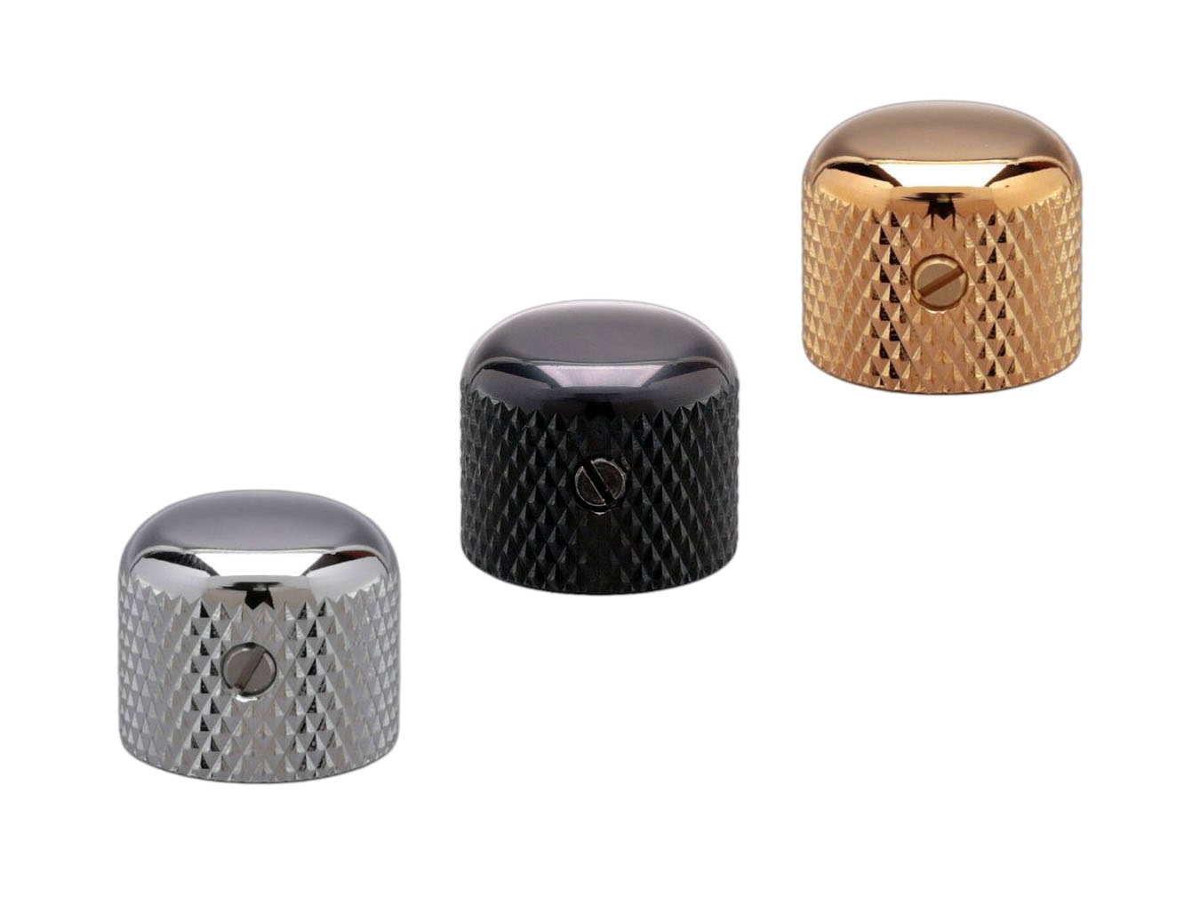 Gotoh VK3 Short Metal Knurled Dome Knobs