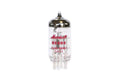 Clear glass vacuum tube with metal top and pin connectors, labeled Marshall ECC83 VLVE-00067.