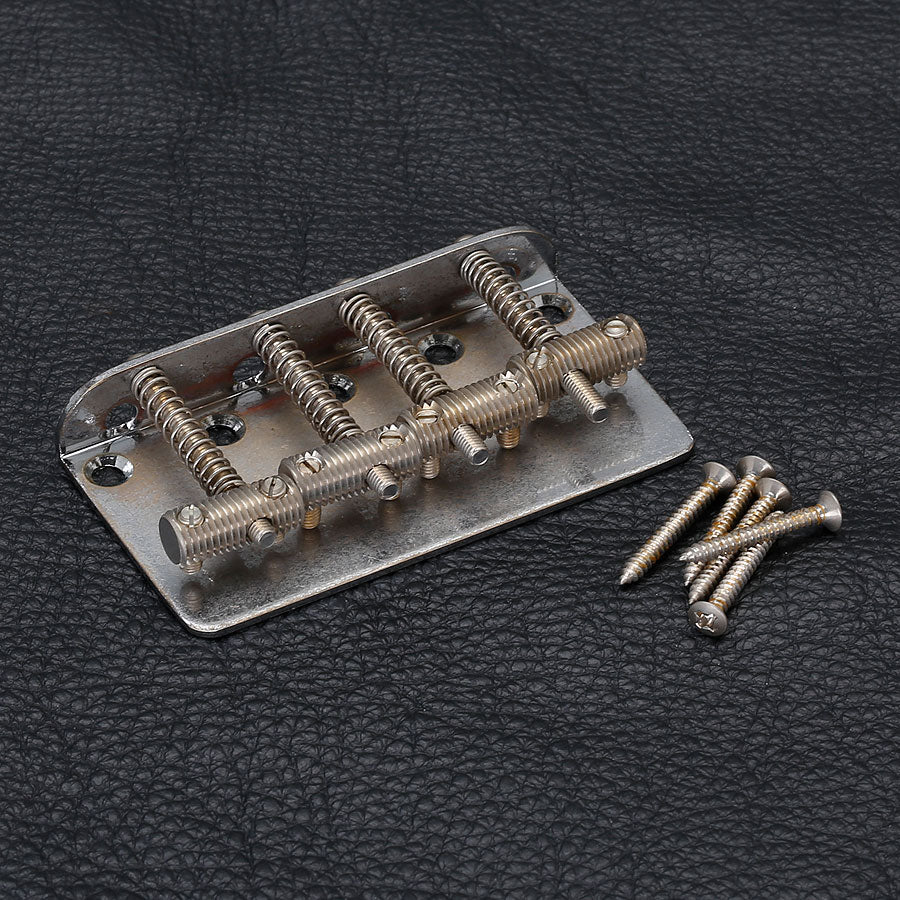 Gotoh VTB4-AC Aged Nickel Relic Series Vintage Style Bass Bridge