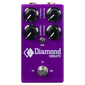 Purple guitar effects pedal with four knobs, a toggle switch, a footswitch, and Diamond logo text.