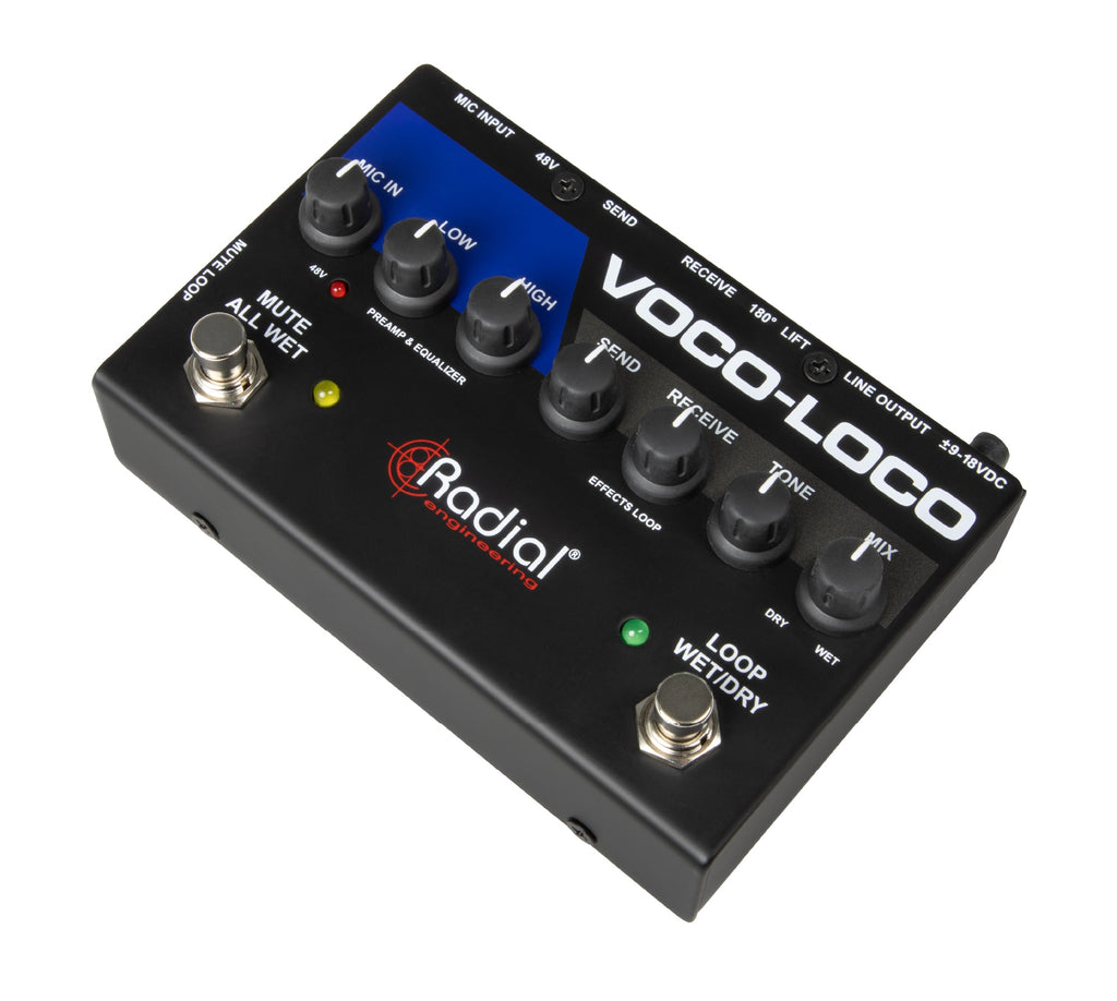 Radial Voco-Loco Mk2 - Vocal Effects Switcher
