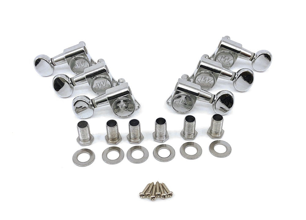 Wilkinson WJN05 Classic Oval Style Guitar Machine Heads Set of 3 + 3