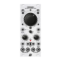 Front panel of XAOC Devices Koszalin frequency shifter module with knobs, switches, jacks, and indicator light.