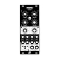 Black metal panel with knobs and jacks labeled for a mixing console module named Bohumin.