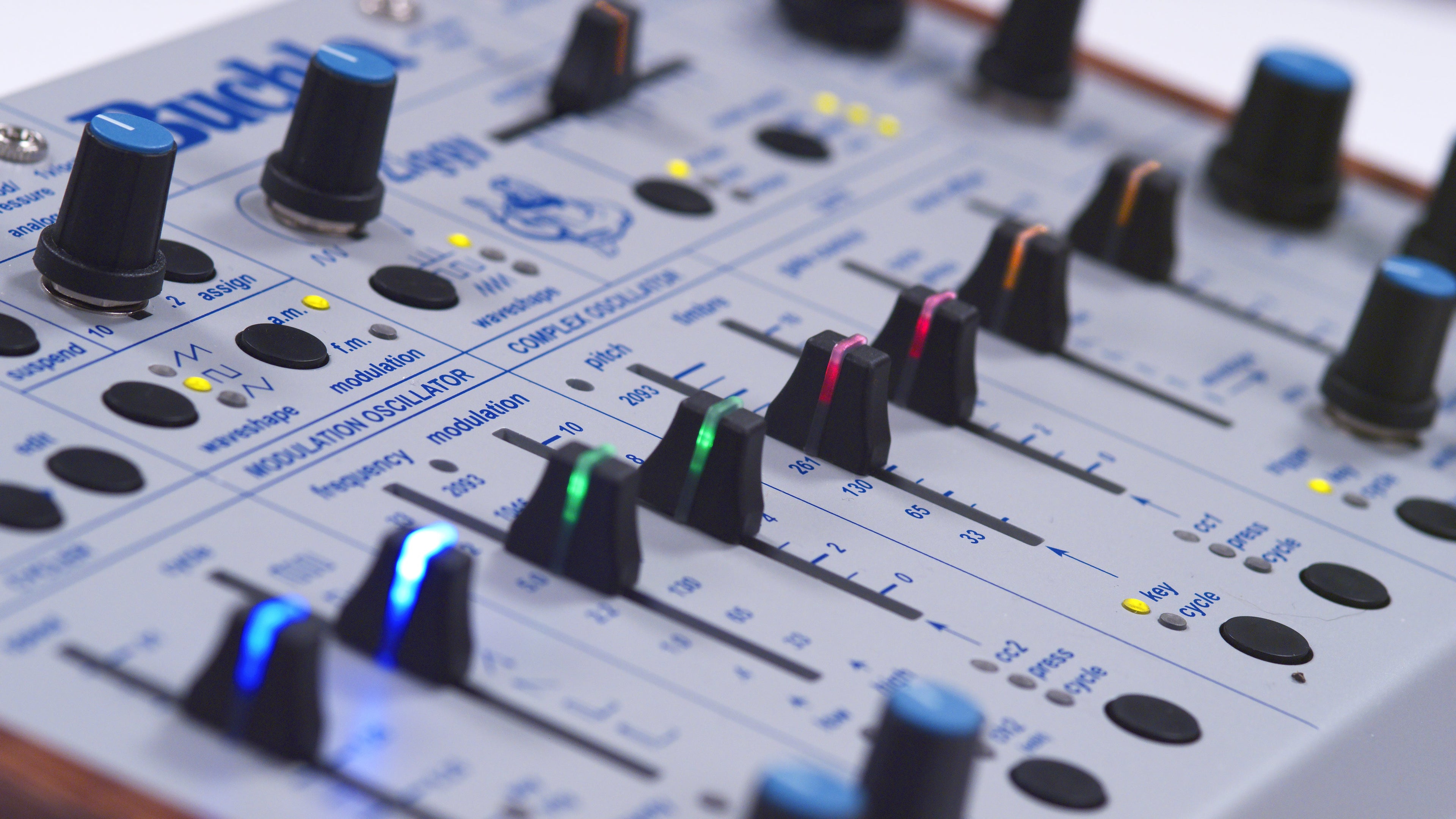 Buchla Ziggy Analog Desktop Synthesizer, keyboard synthesizer instrument