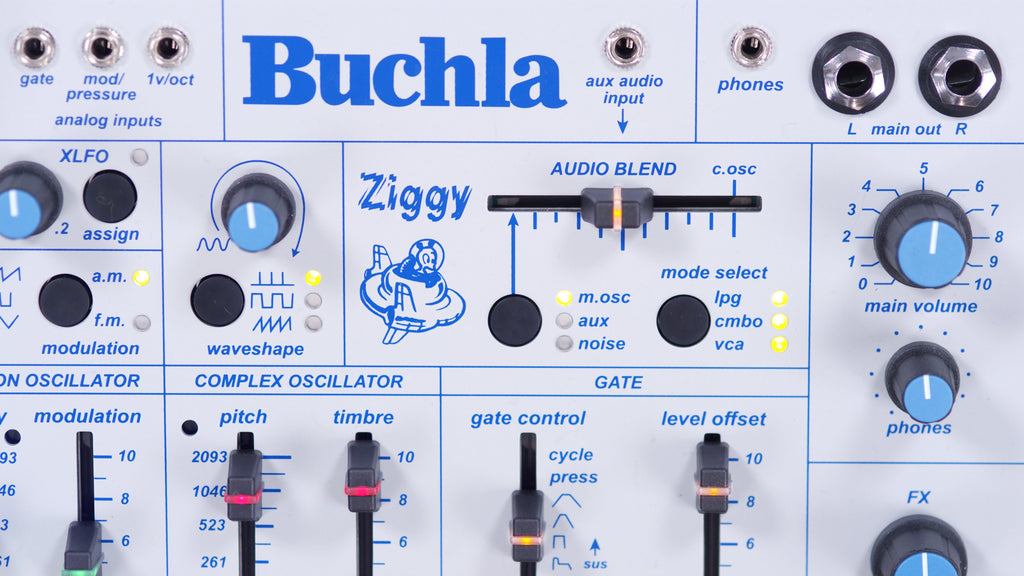 Buchla Ziggy Analog Desktop Synthesizer, keyboard synthesizer instrument